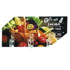 Soporte para accesorios de cocina cesta con  texto