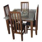 juego comedor madera 4p