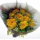 Ramo de 12 rosas amarillas