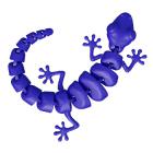 lagartija azul